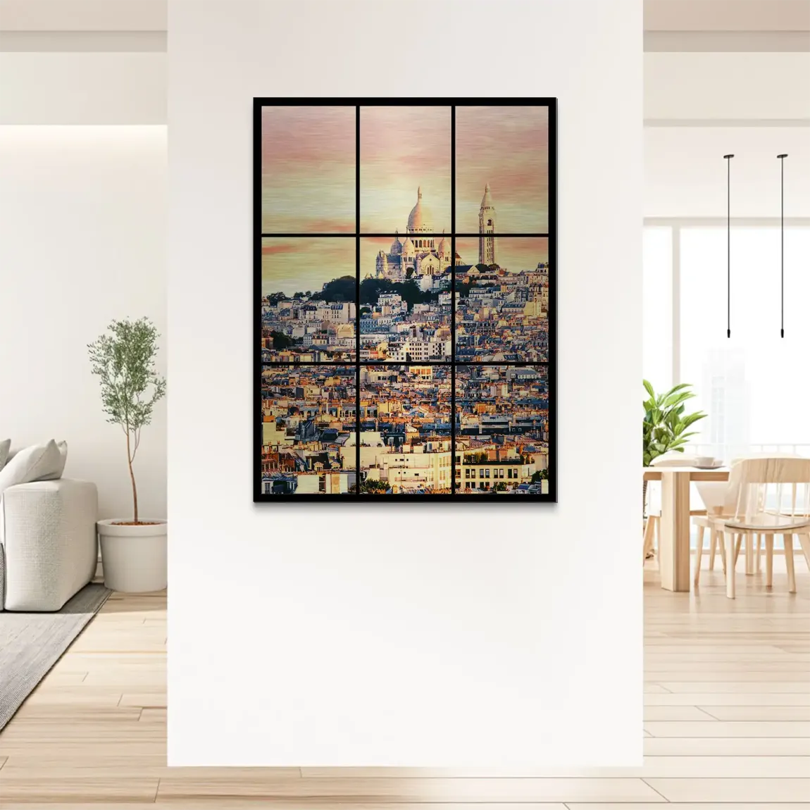 Sunrise Montmartre Paris Alu Gebürstet Bild