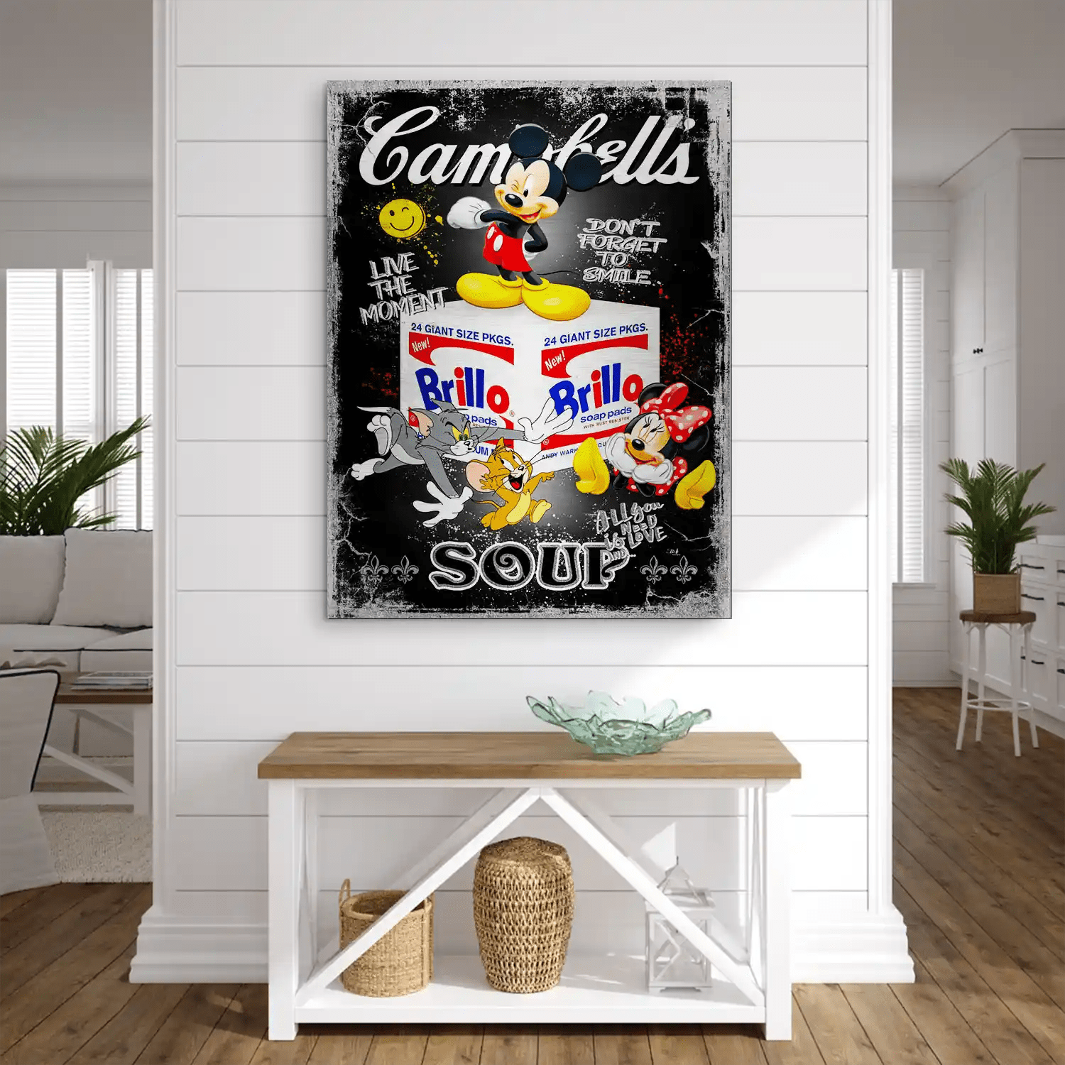 Micky Brillo Box Pop Art Alu Gebürstet INGALERIE