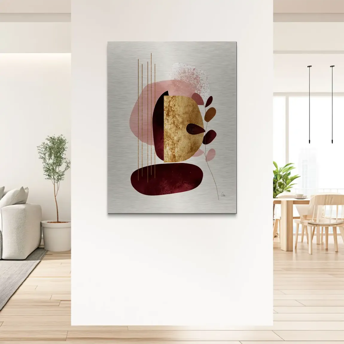 Velvet Shape Alu Gebürstet Bild