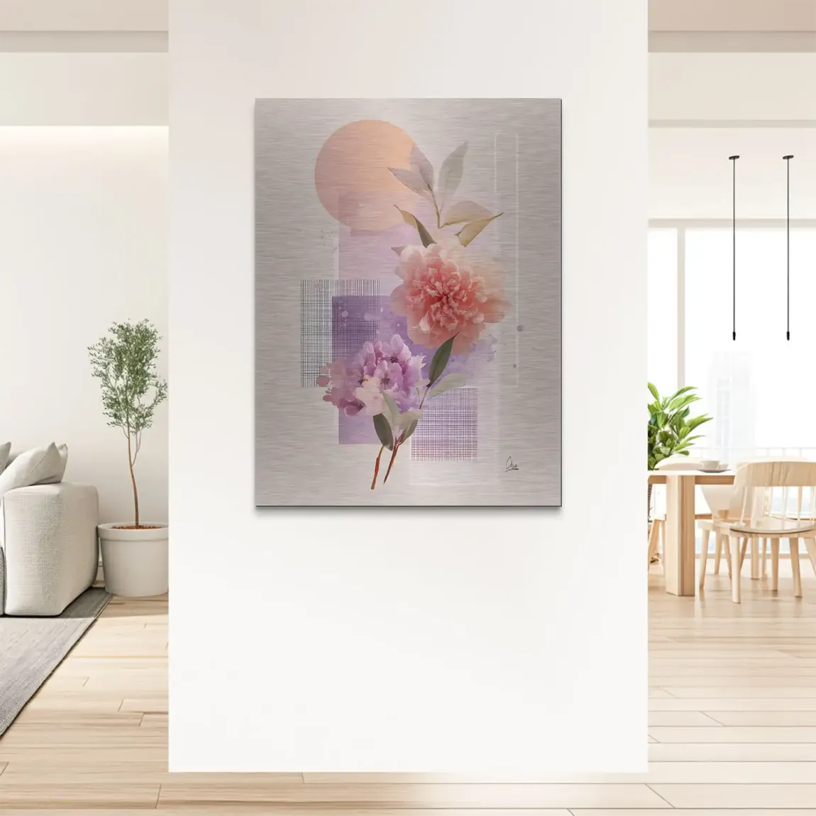 Soft Petal Harmony Alu Gebürstet Bild