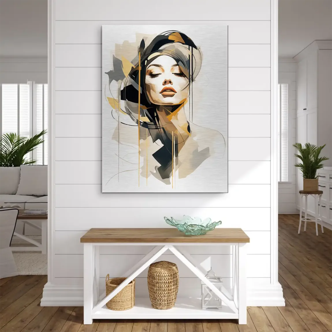 Whispers of Elegance Alu Gebürstet Bild INGALERIE