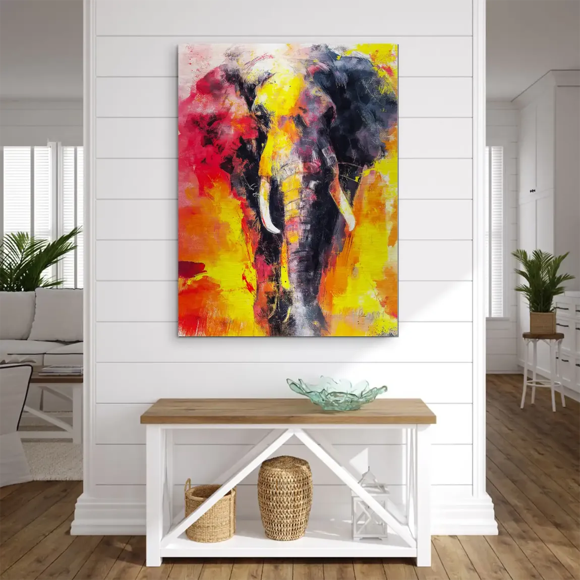 Majestic Elefant Aludibond Gebürstet INGALERIE