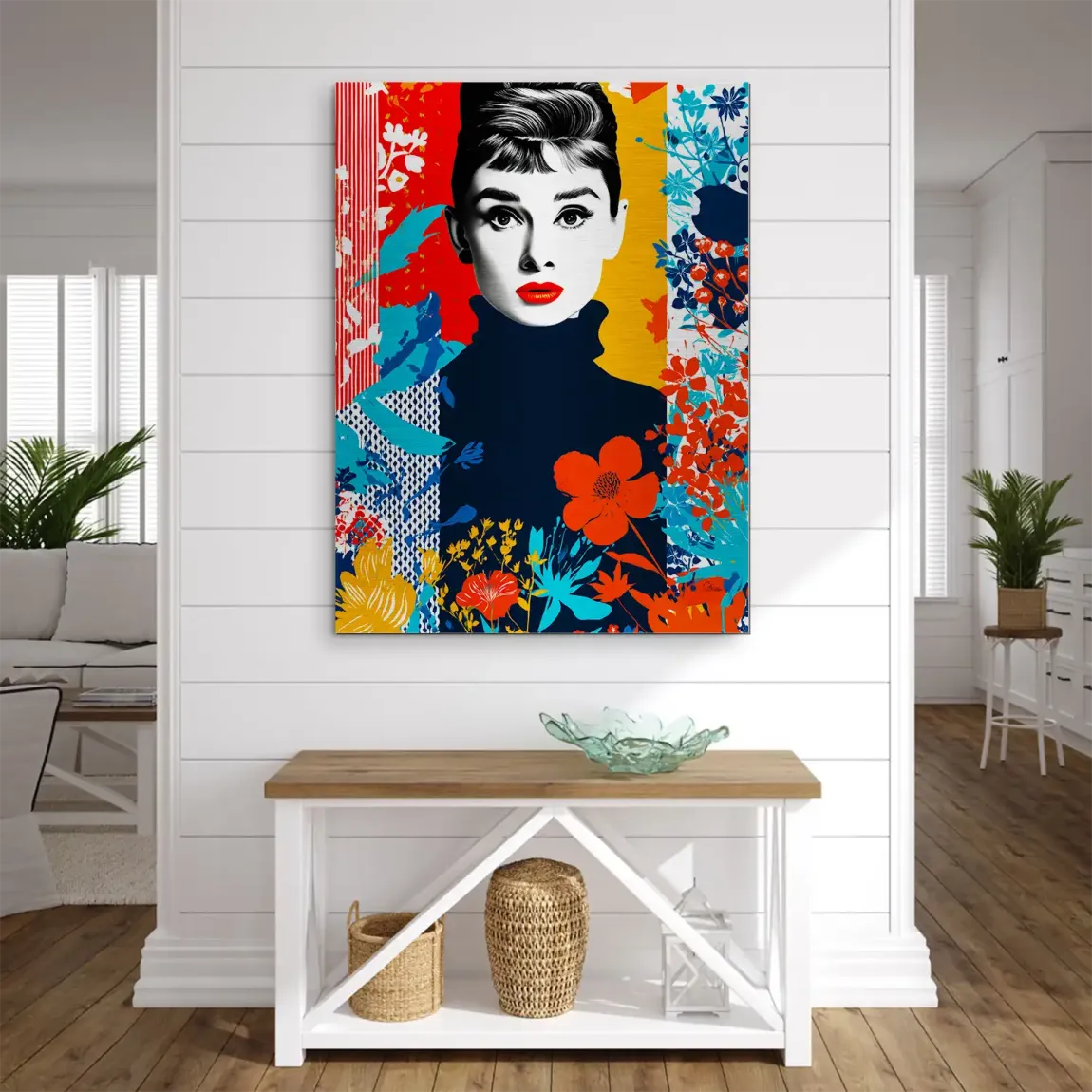 Audrey Hepburn Bloom Edition Aludibond Gebürstet INGALERIE