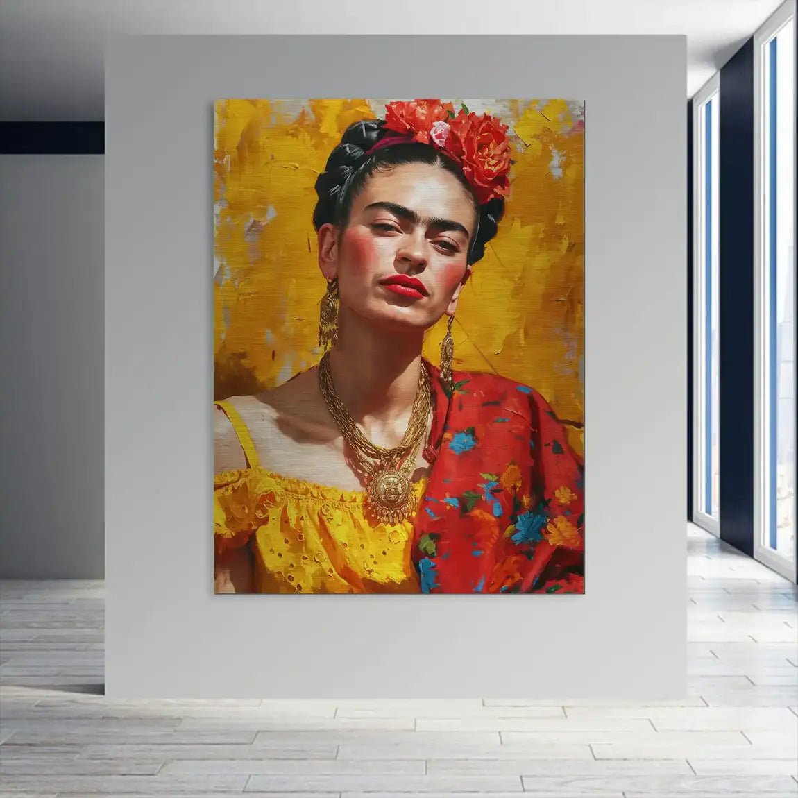 Frida Kahlo Art Aludibond Gebürstet INGALERIE