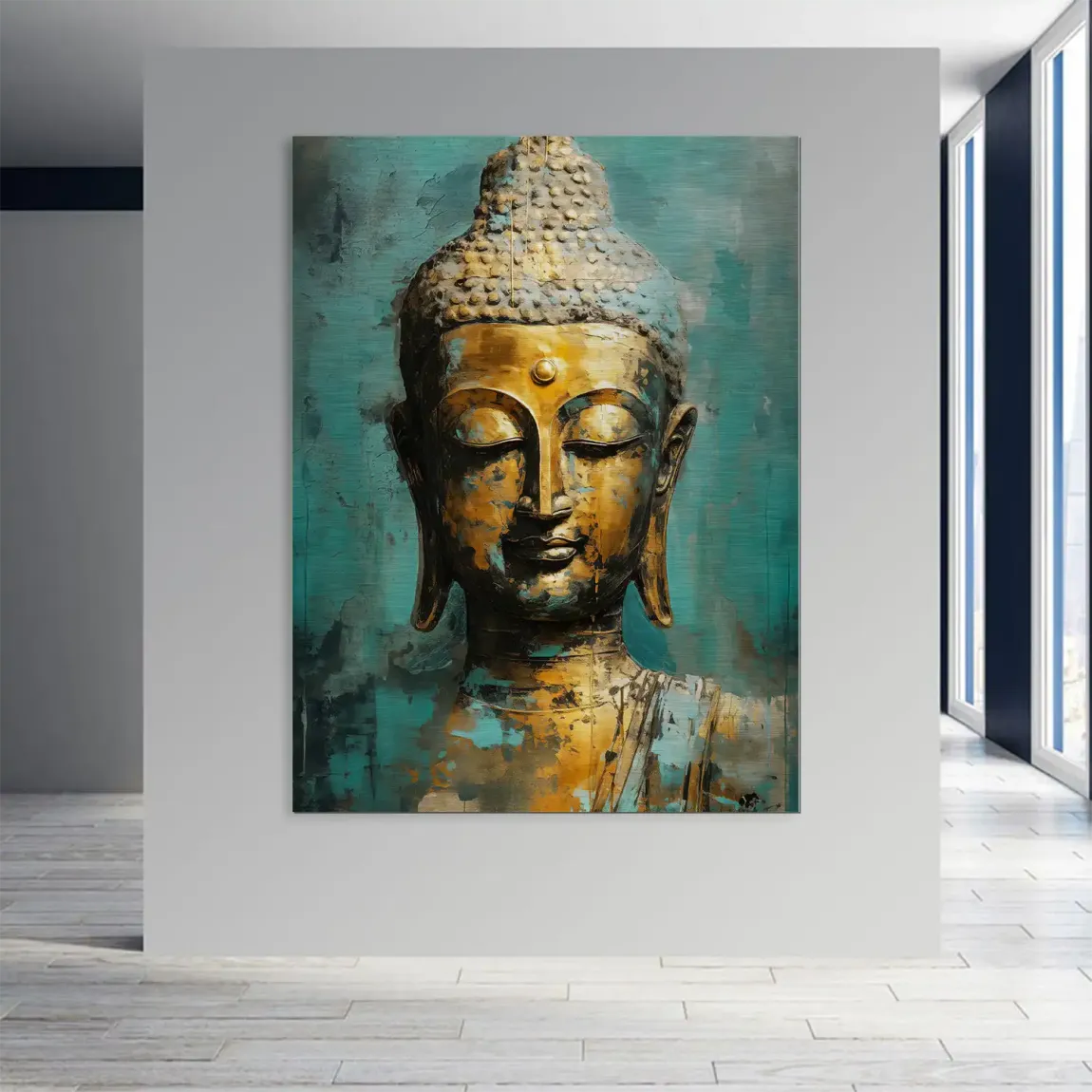 Buddha Essence Aludibond Gebürstet INGALERIE