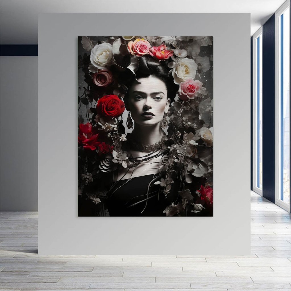 Frida Kahlo Modern Style Aludibond Gebürstet INGALERIE