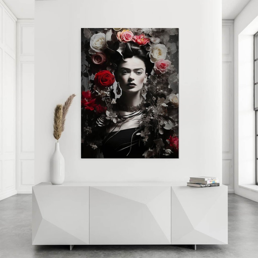 Frida Kahlo Modern Style Aludibond Gebürstet INGALERIE