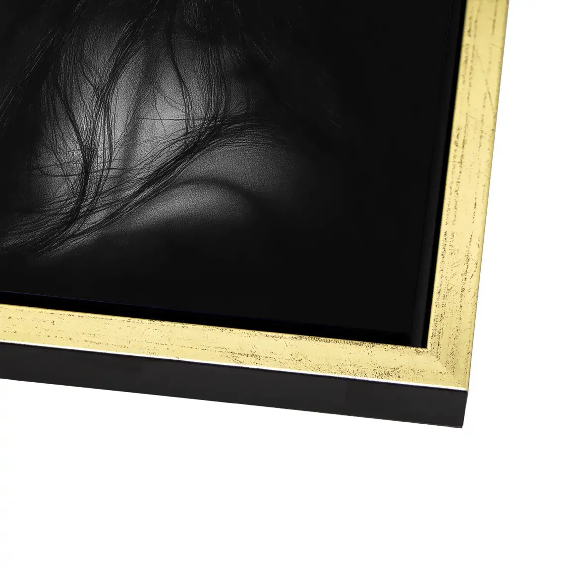 Asian Noir Portrait Alu Dibond Bild