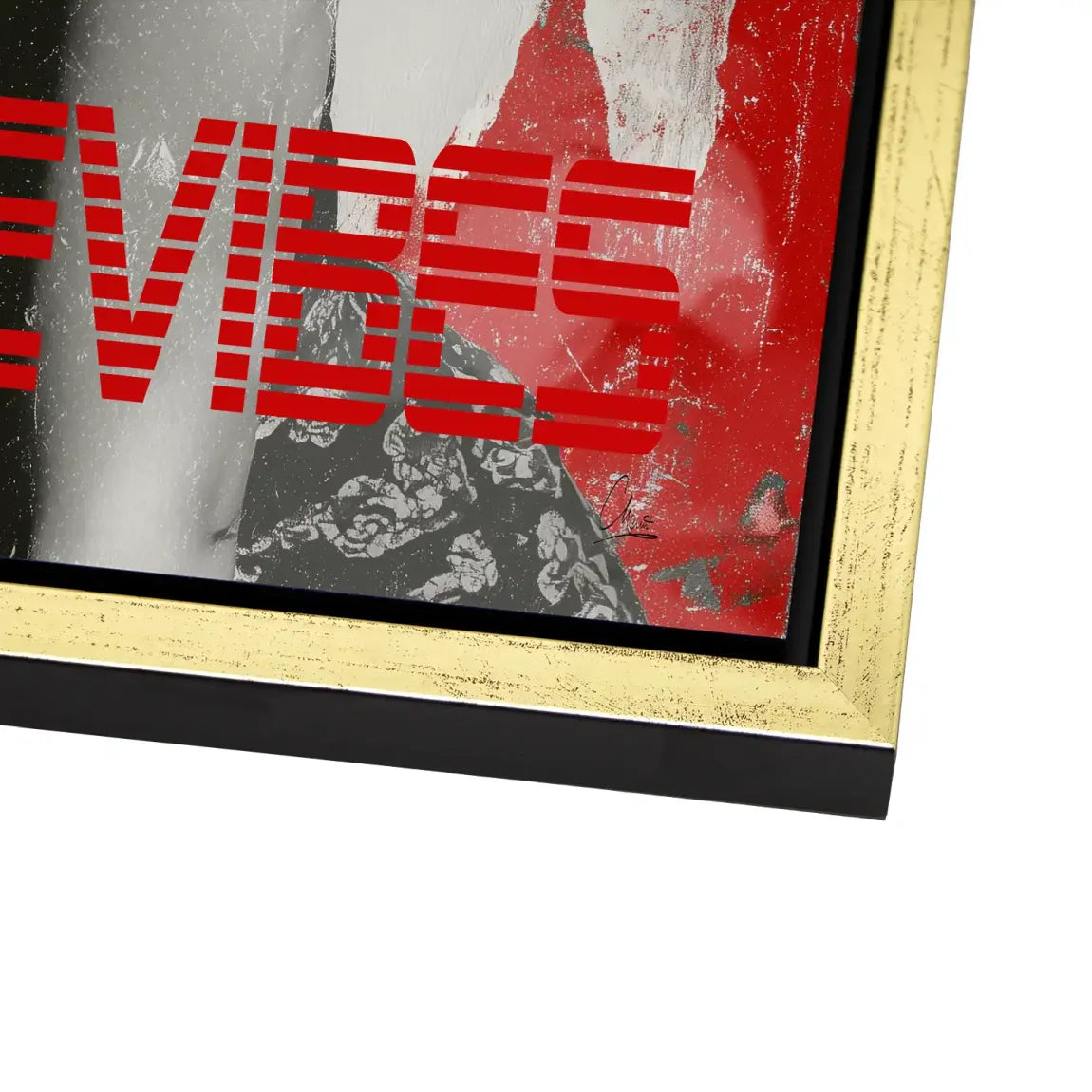 Hardcore Vibes Alu Dibond Bild