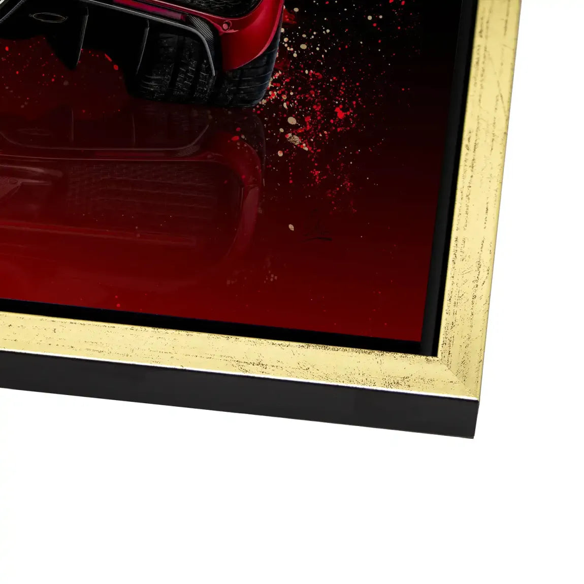 Red Empire Bugatti AluDibond Bild