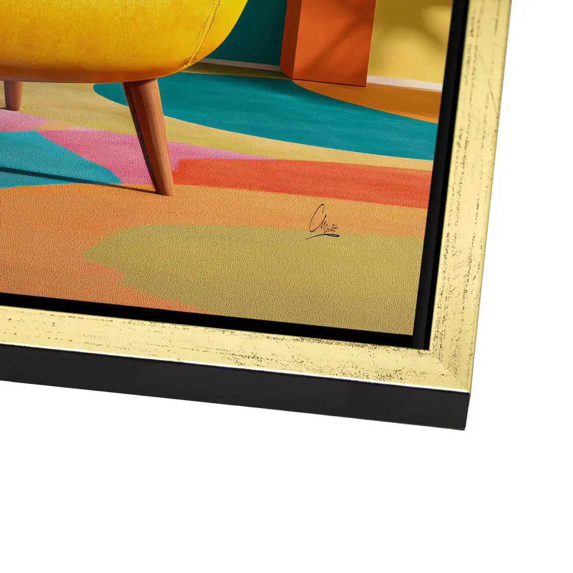 Sunny Seat Alu Dibond Bild