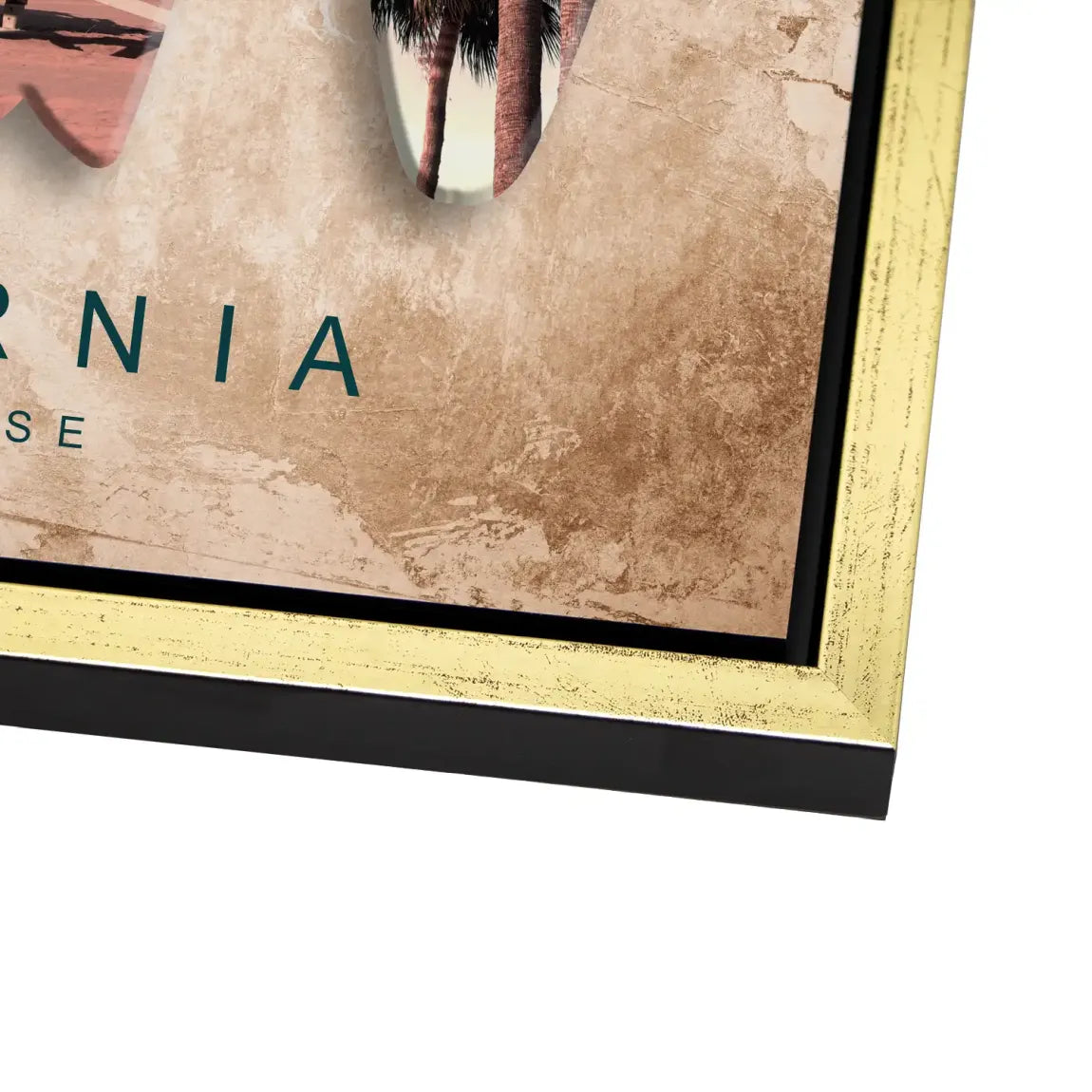 California Coast Art Alu Dibond Bild