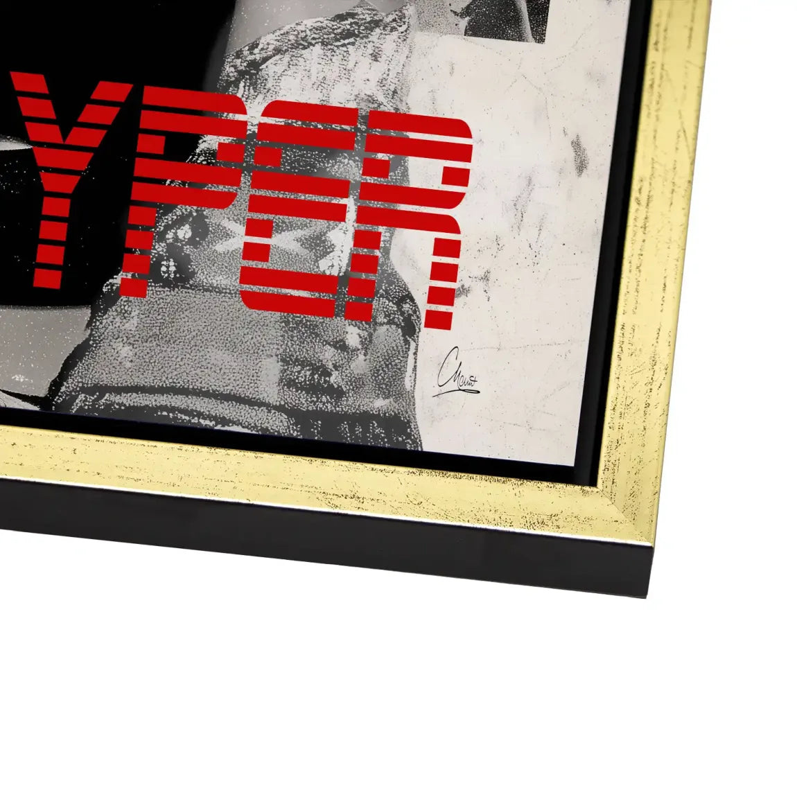 Hyper Hyper Alu Dibond Bild