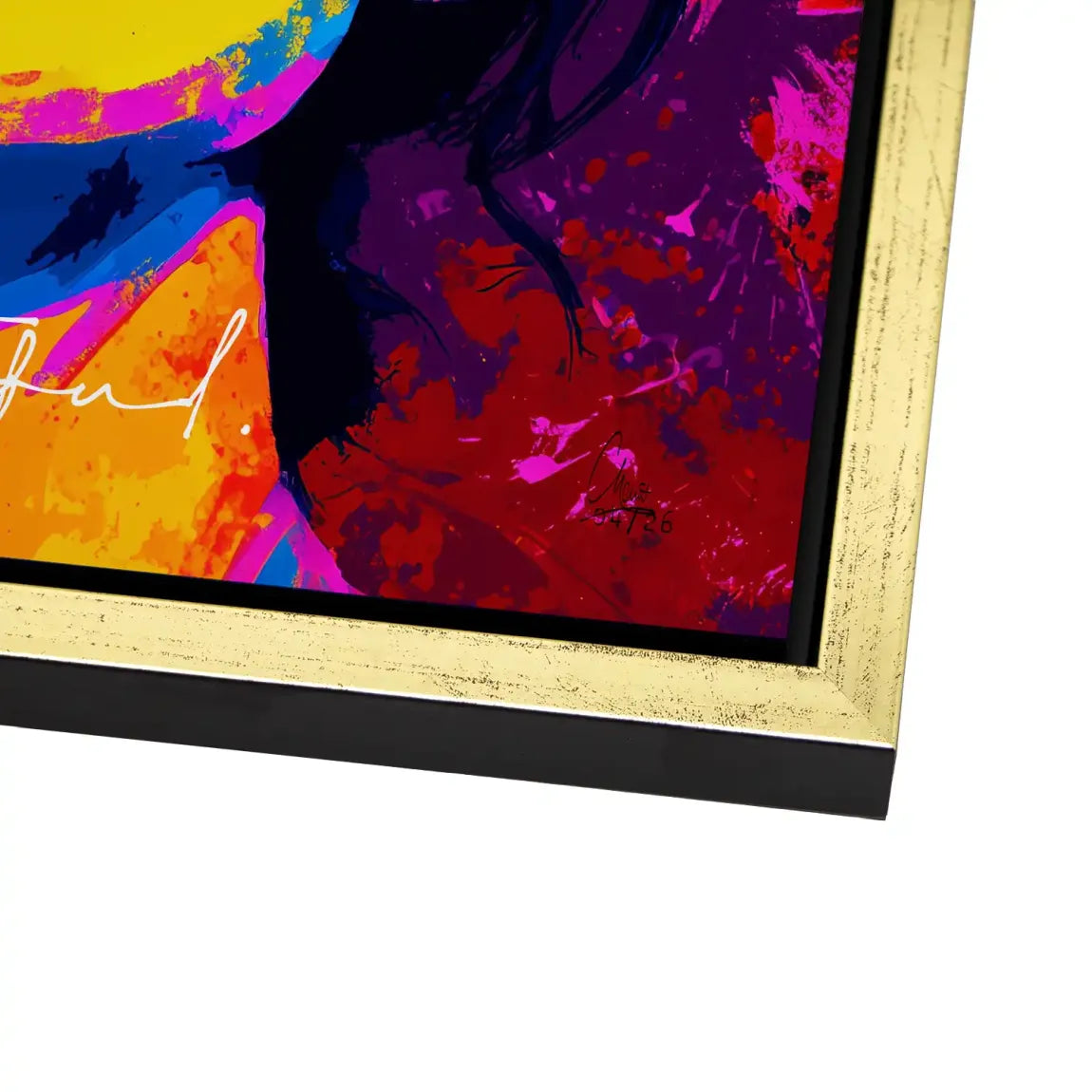 Be Wild Alu Dibond Wandbild