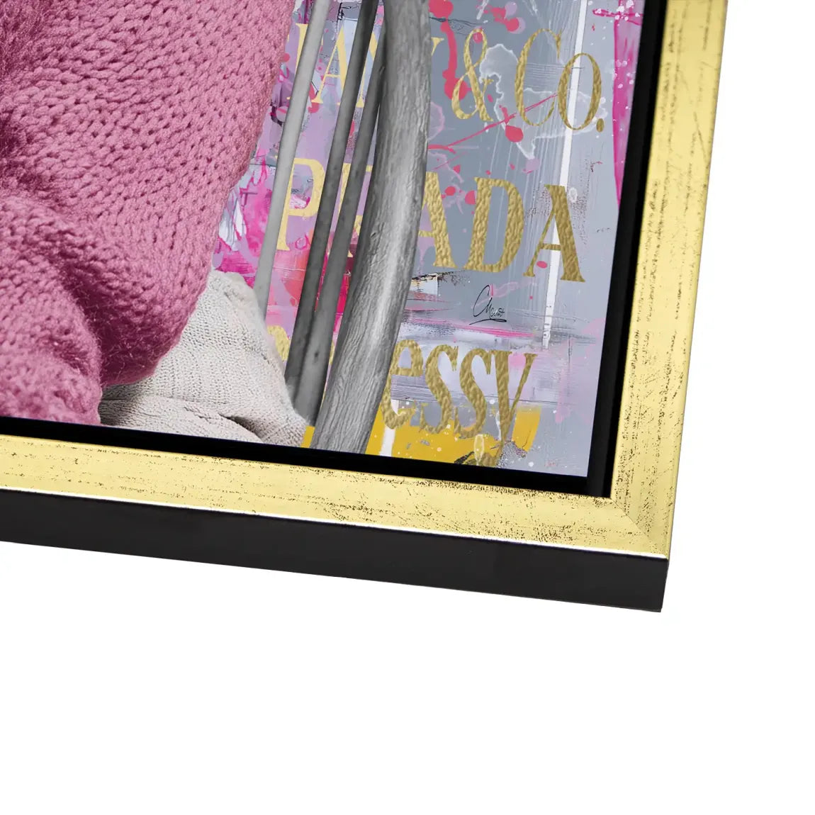 Marilyn Monroe Luxury Style Alu Dibond Bild