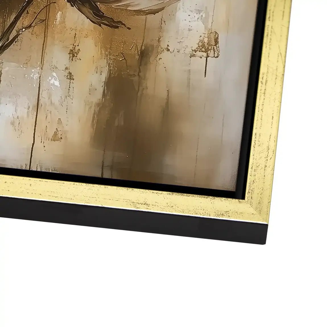 Flower Gold Style AluDibond Bild INGALERIE