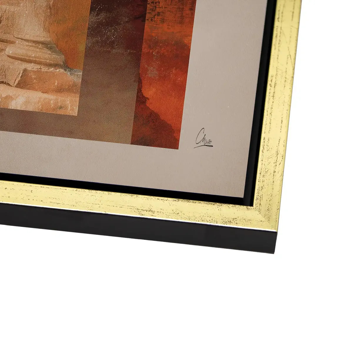 Rom Abstrakt Alu Dibond Bild