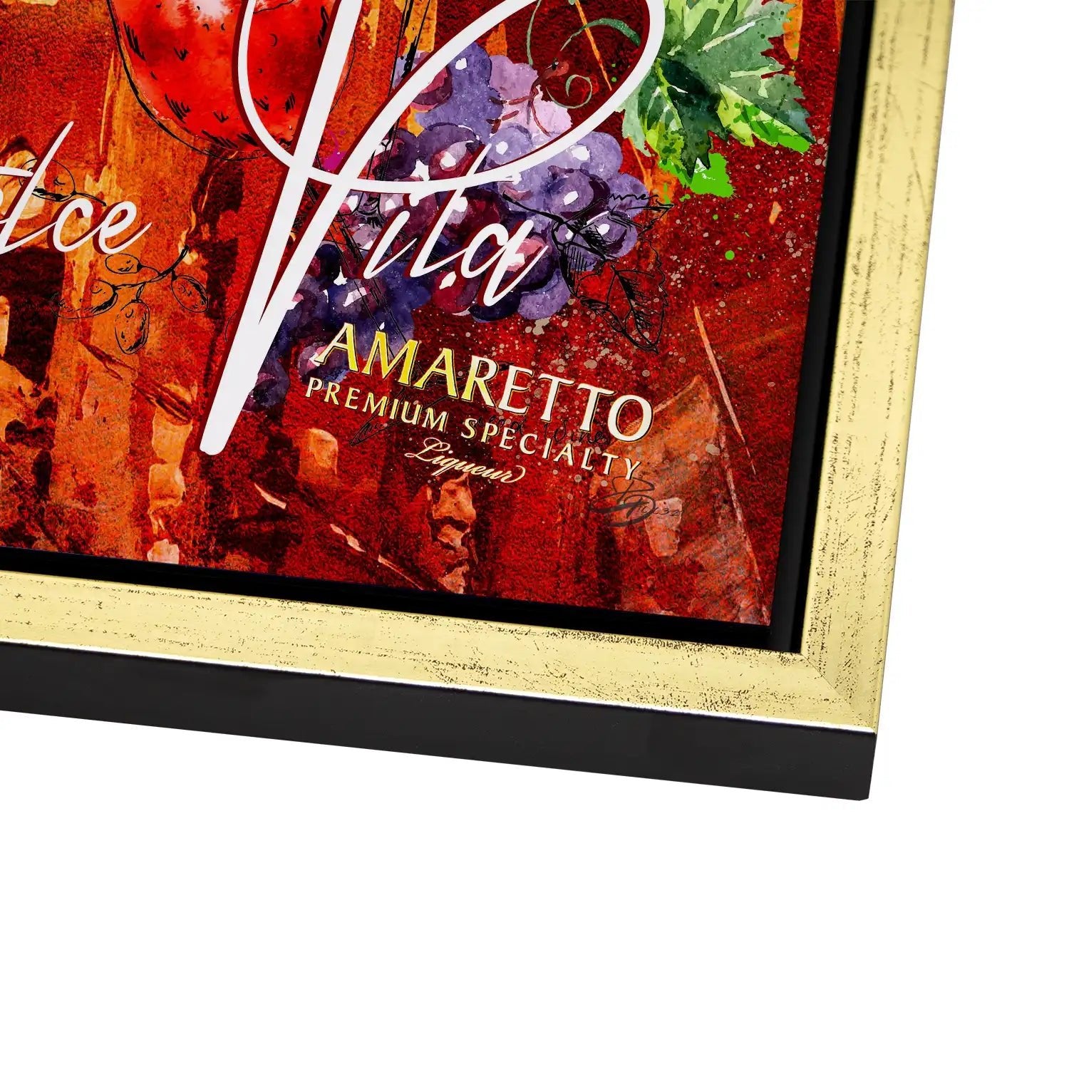 Italien Dolce Vita Pop Art AluDibond Bild INGALERIE