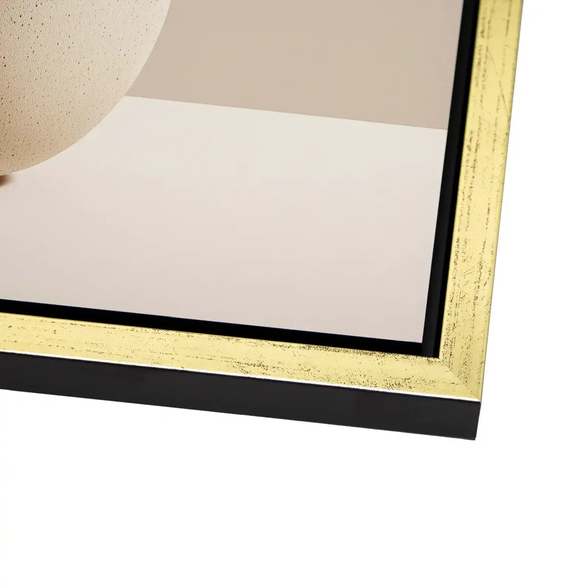Skulpturale Birne Alu Dibond Wandbild