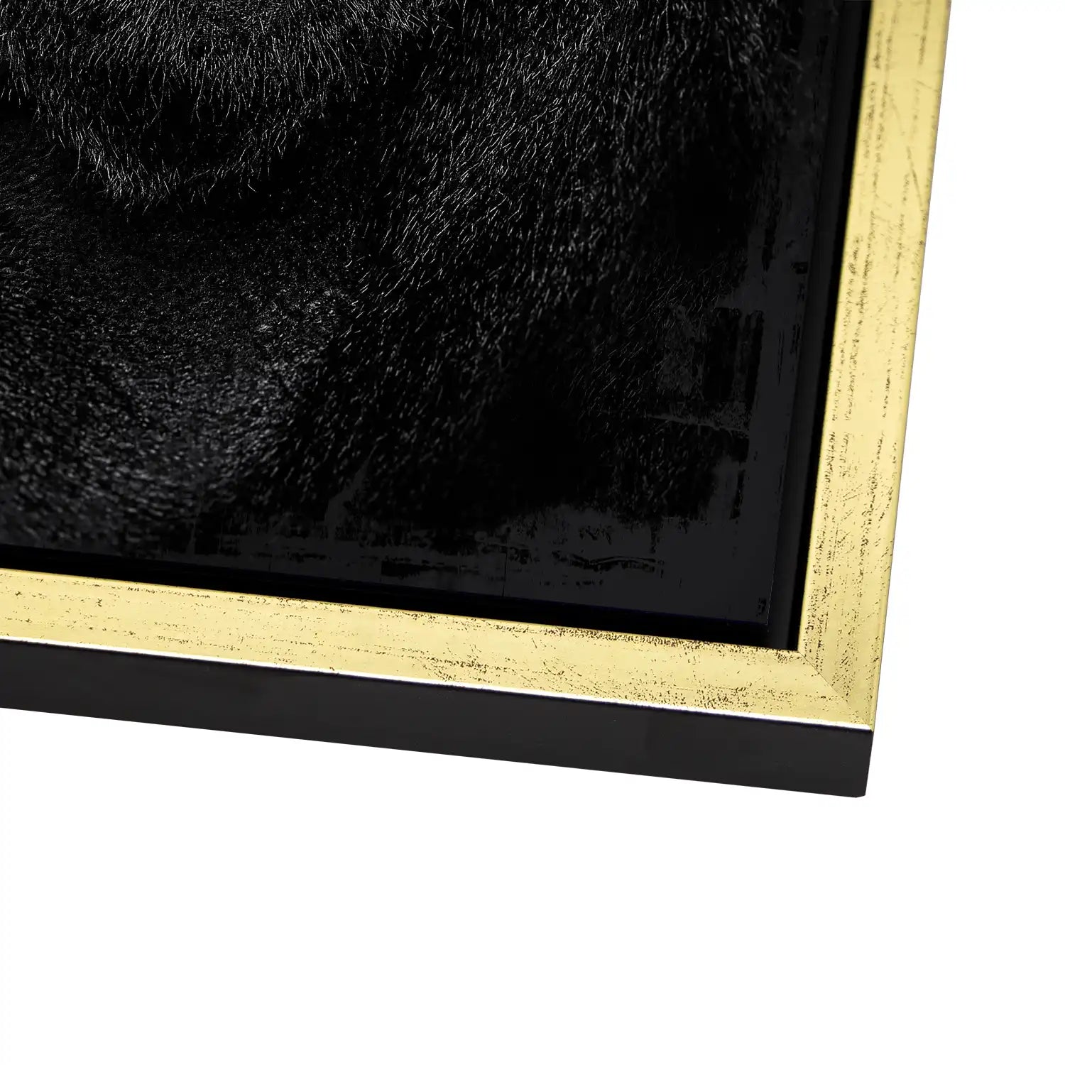 Gorilla Abstrakt Black Style AluDibond Bild INGALERIE