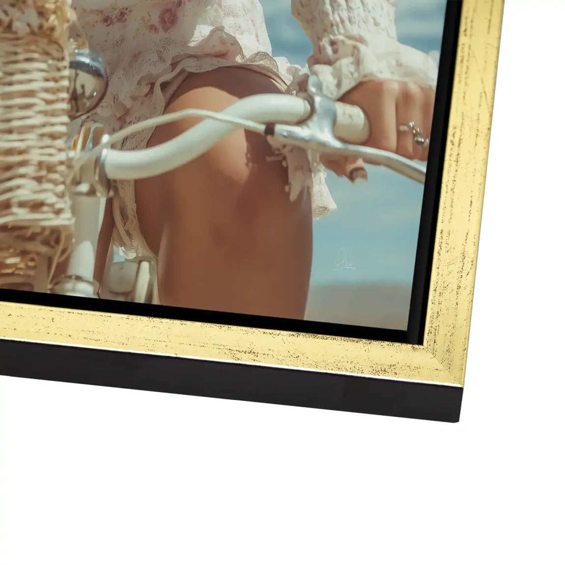 Blütenmädchen Alu Dibond Bild