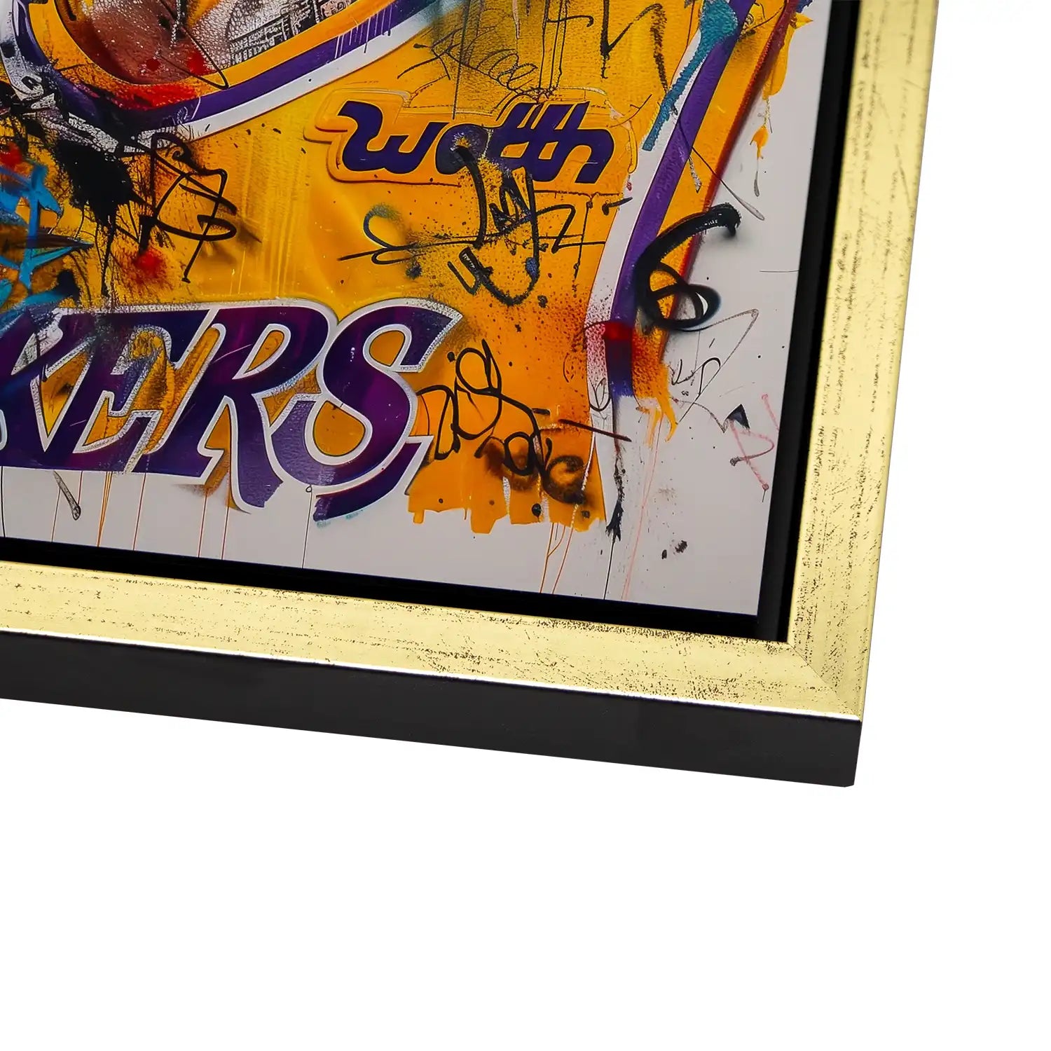 Kobe Basketball Street Art AluDibond Bild INGALERIE