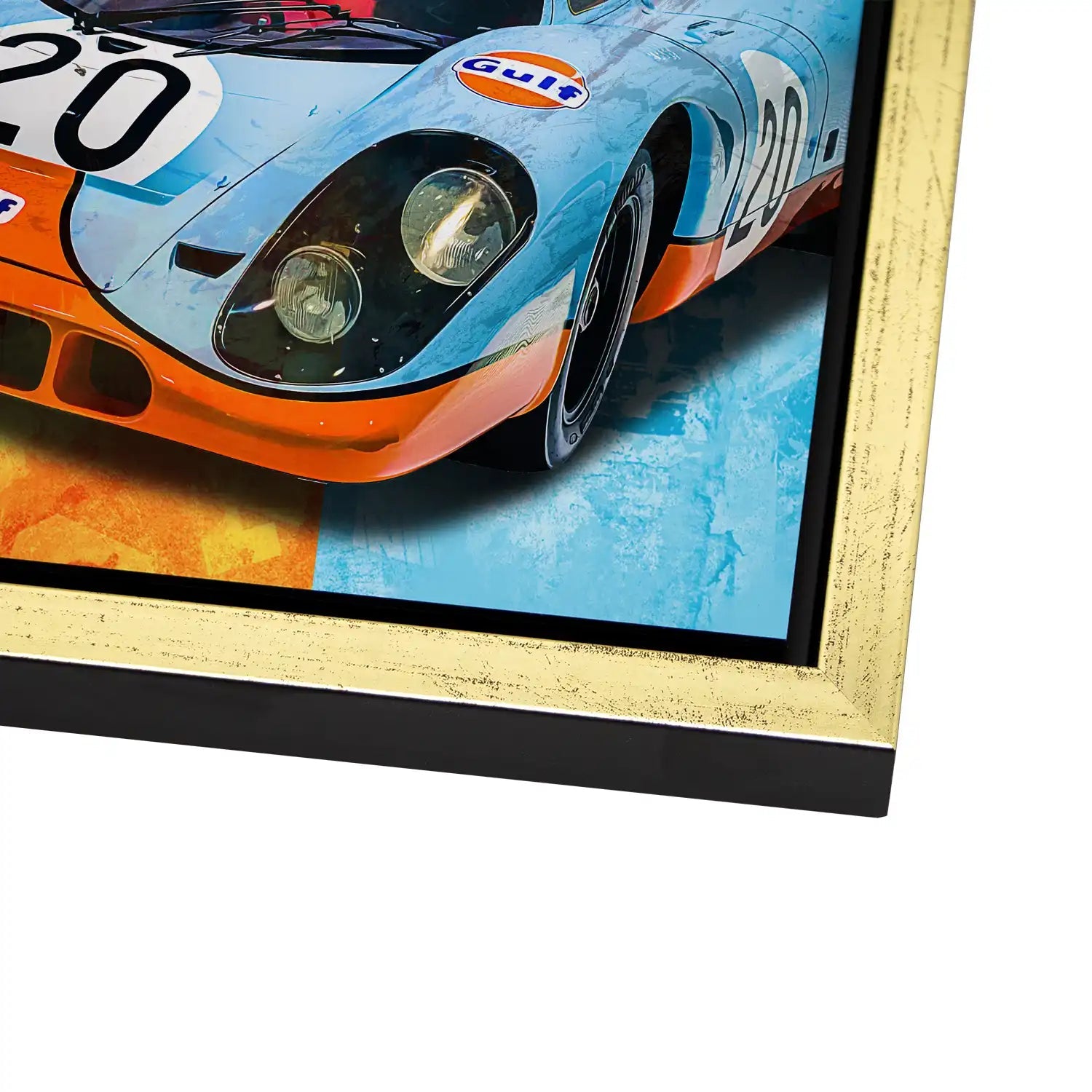 Steve Gulf Porsche 917 AluDibond Bild INGALERIE