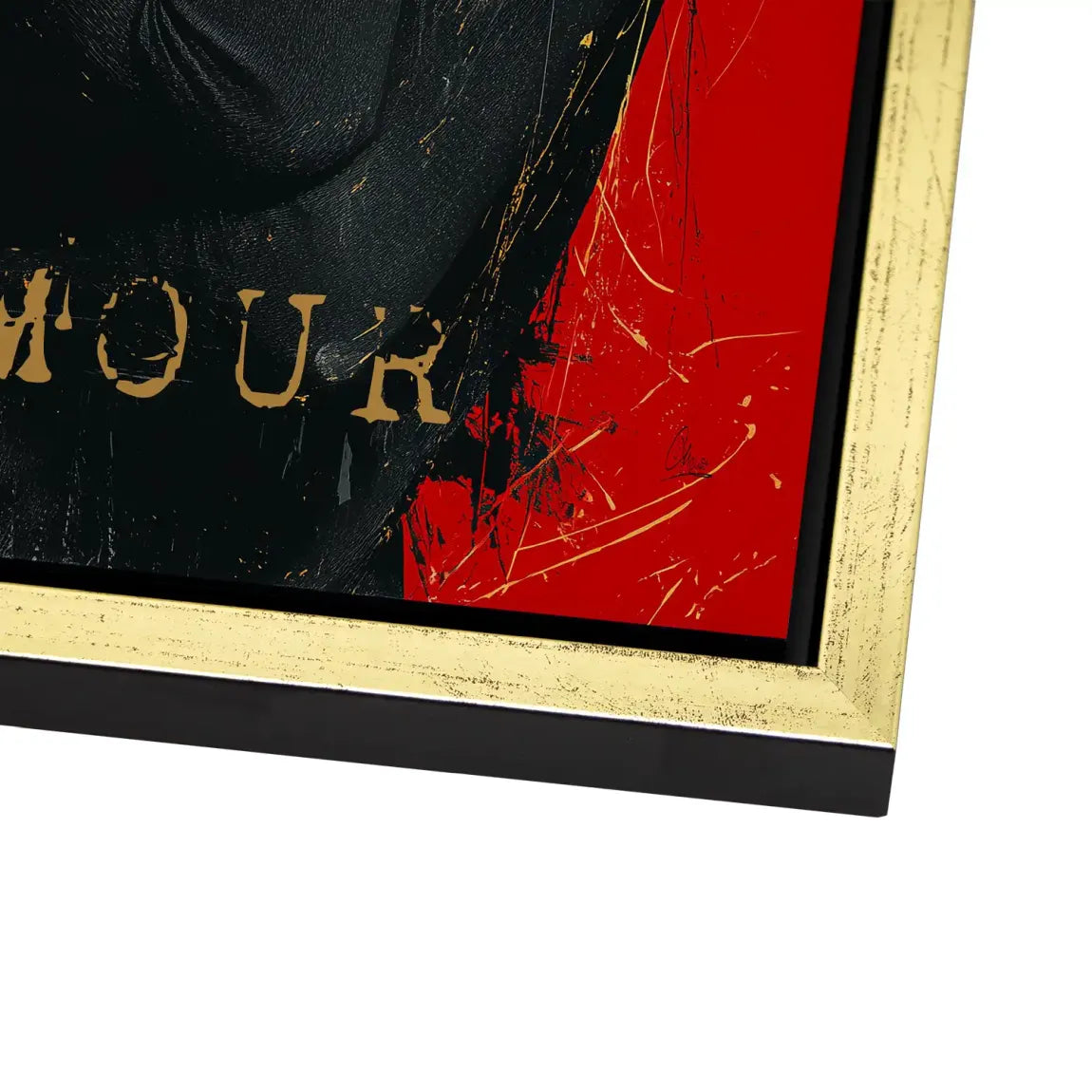 Audrey Hepburn Red Glamour Alu Dibond Bild