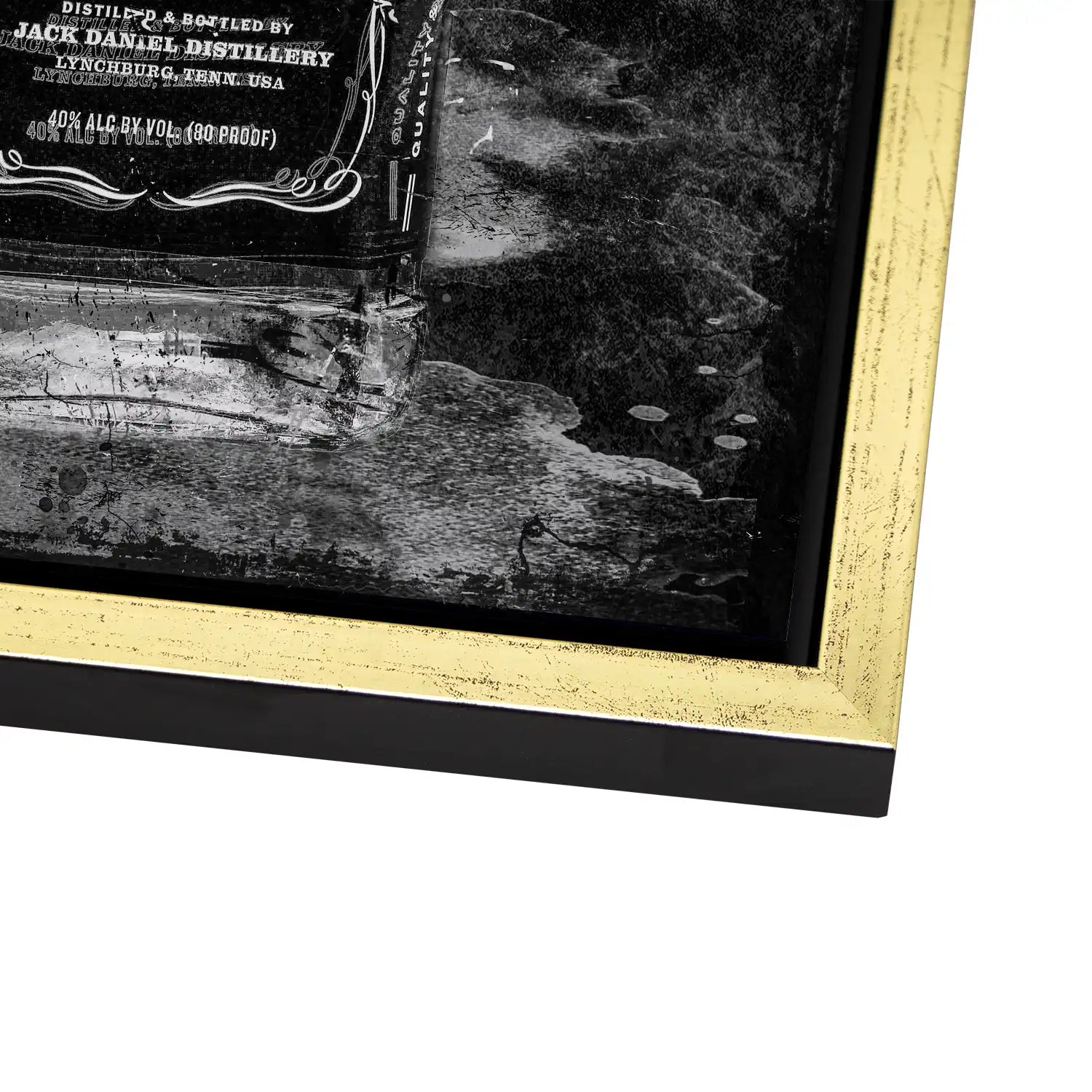 Jack Whisky Black Style AluDibond Bild INGALERIE