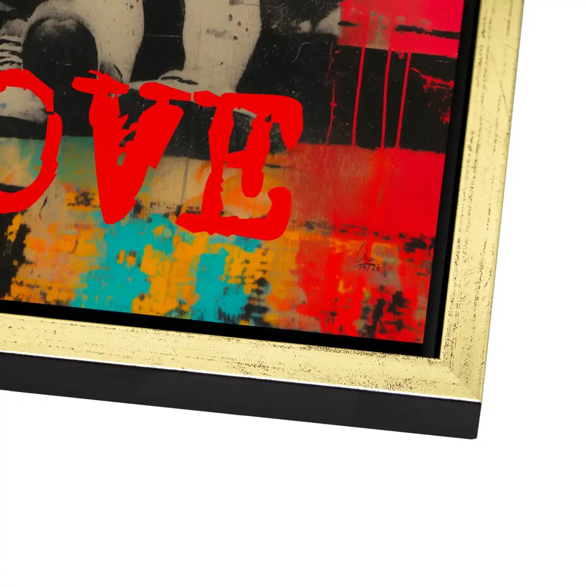 Need Love Art Alu Dibond Wandbild
