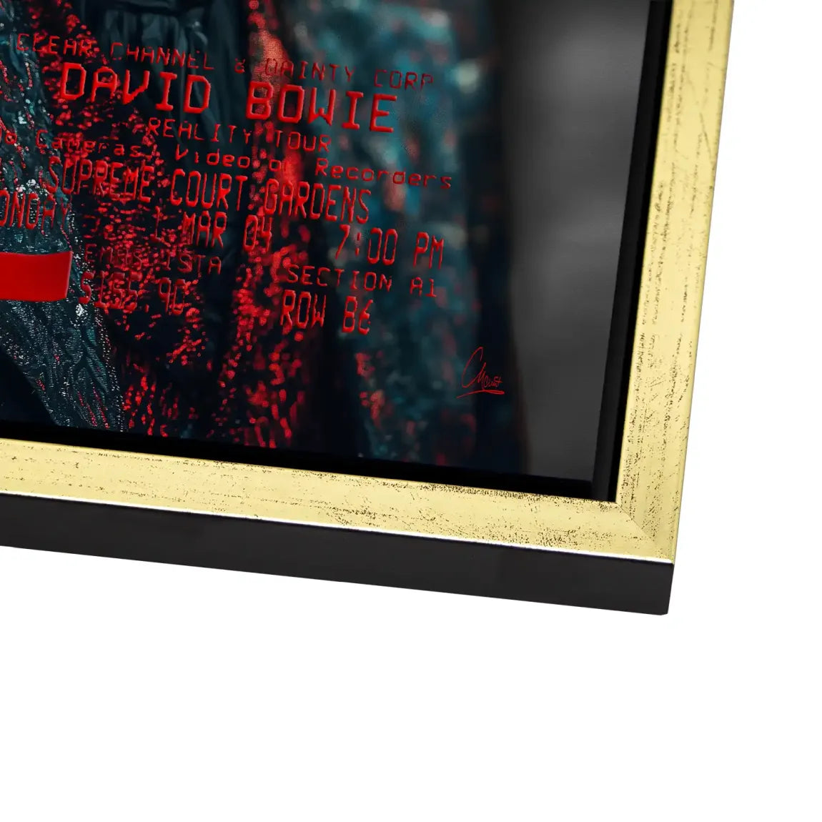 Bowie Starman Alu Dibond Bild