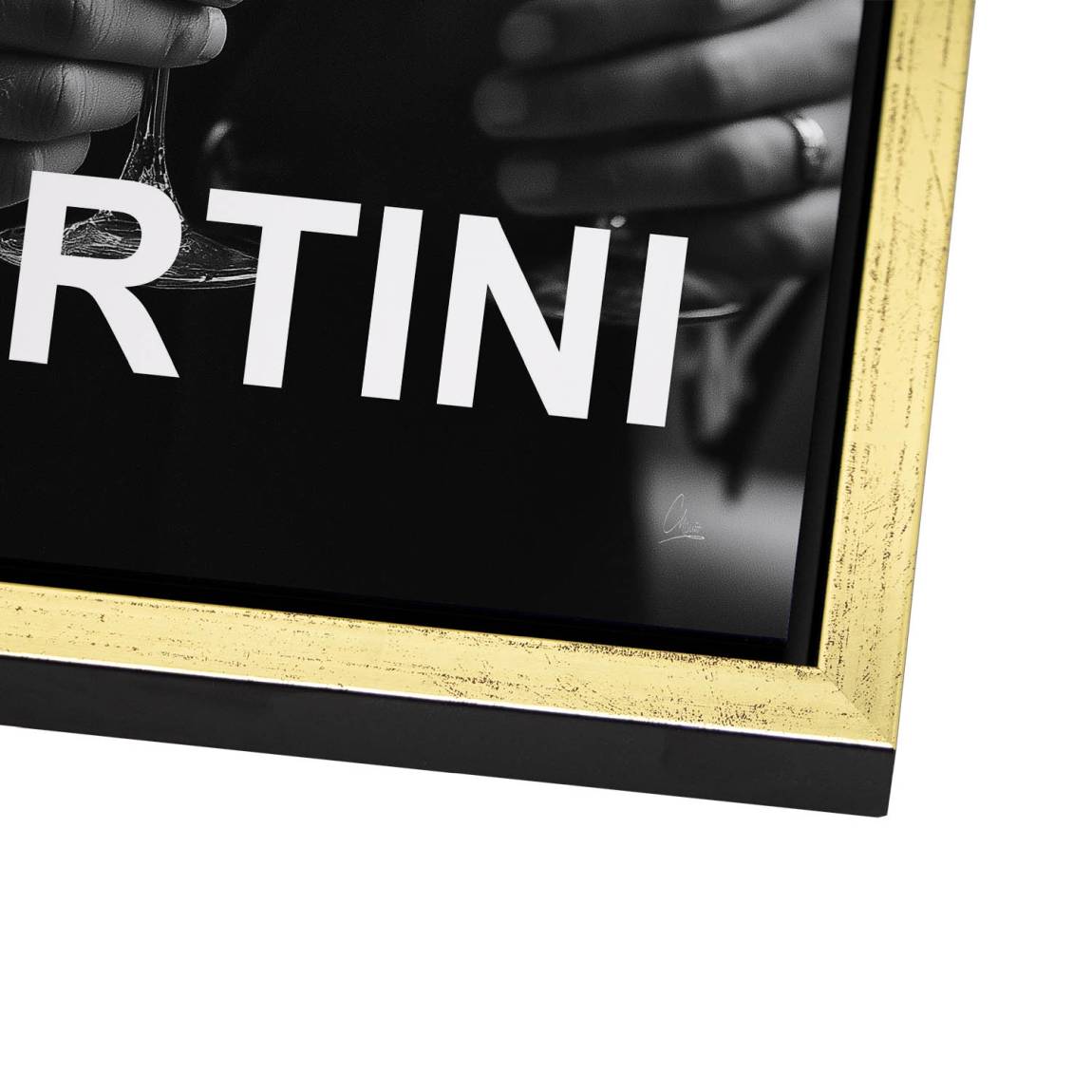 Martini Moment Alu Dibond Bild