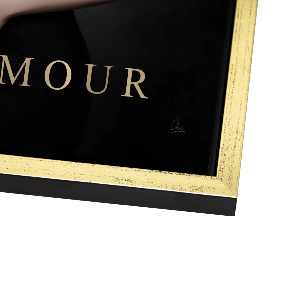 Audrey Glam Noir Alu Dibond Bild