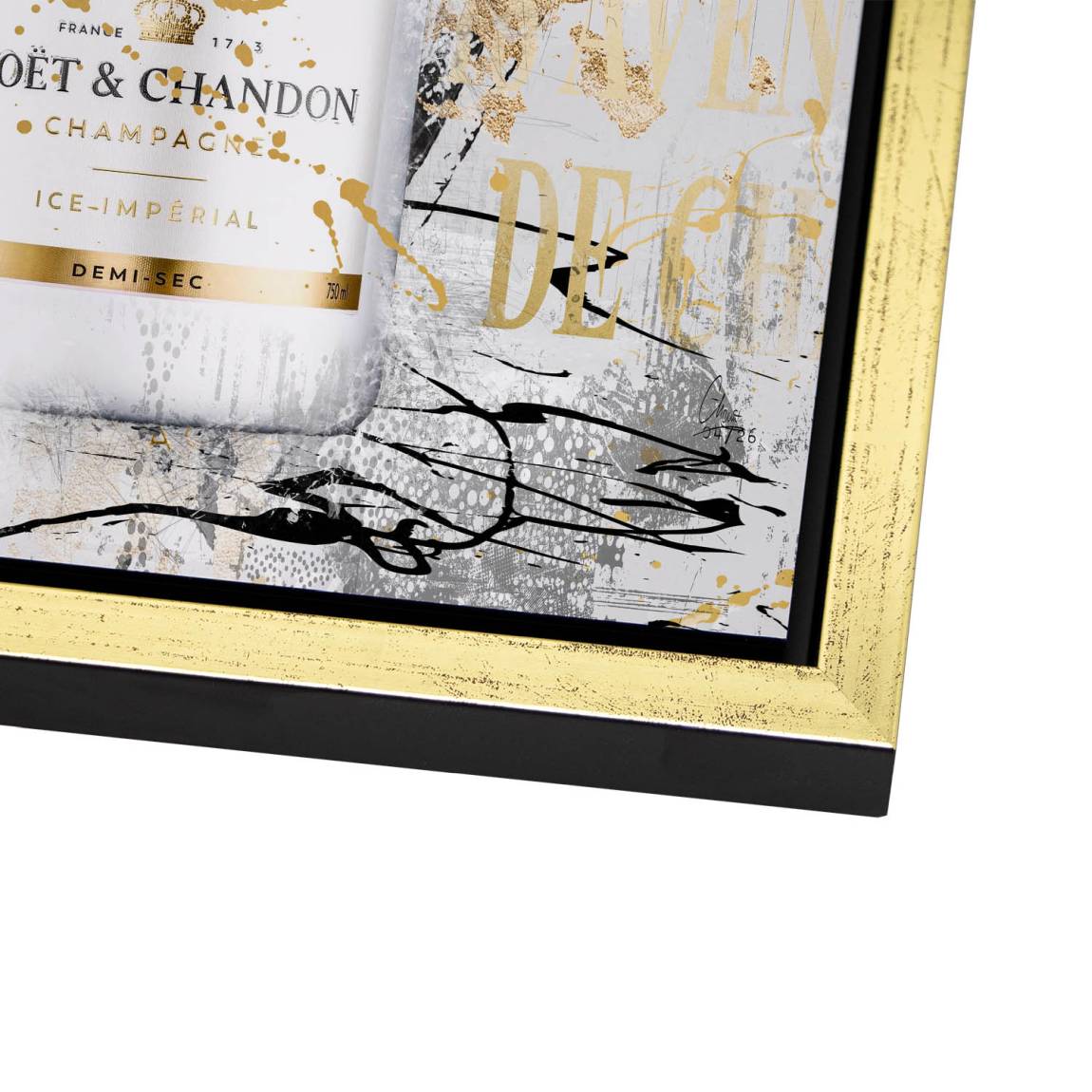 Champagner Prestige Alu Dibond Wandbild
