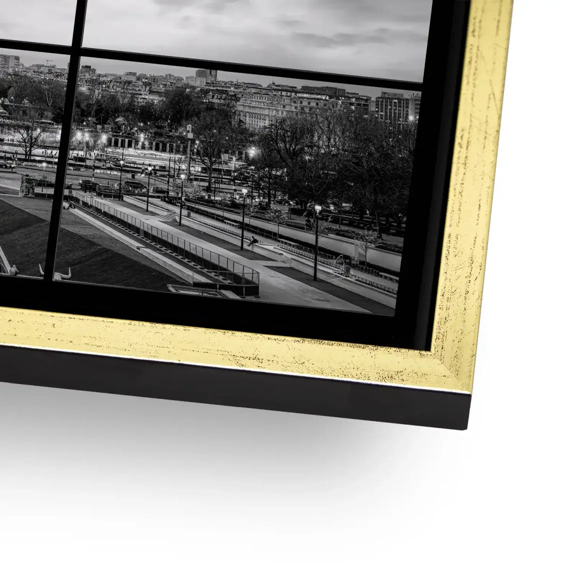 Paris Noir Alu Dibond Bild