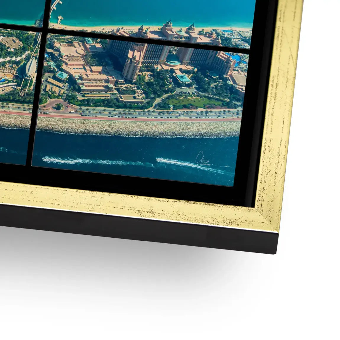 Palm View Dubai AluDibond Bild