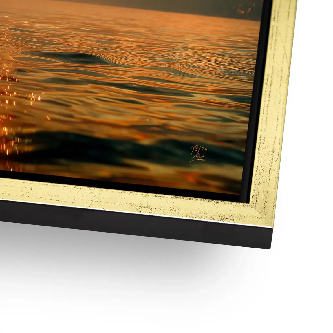 Abendlichter AluDibond Bild