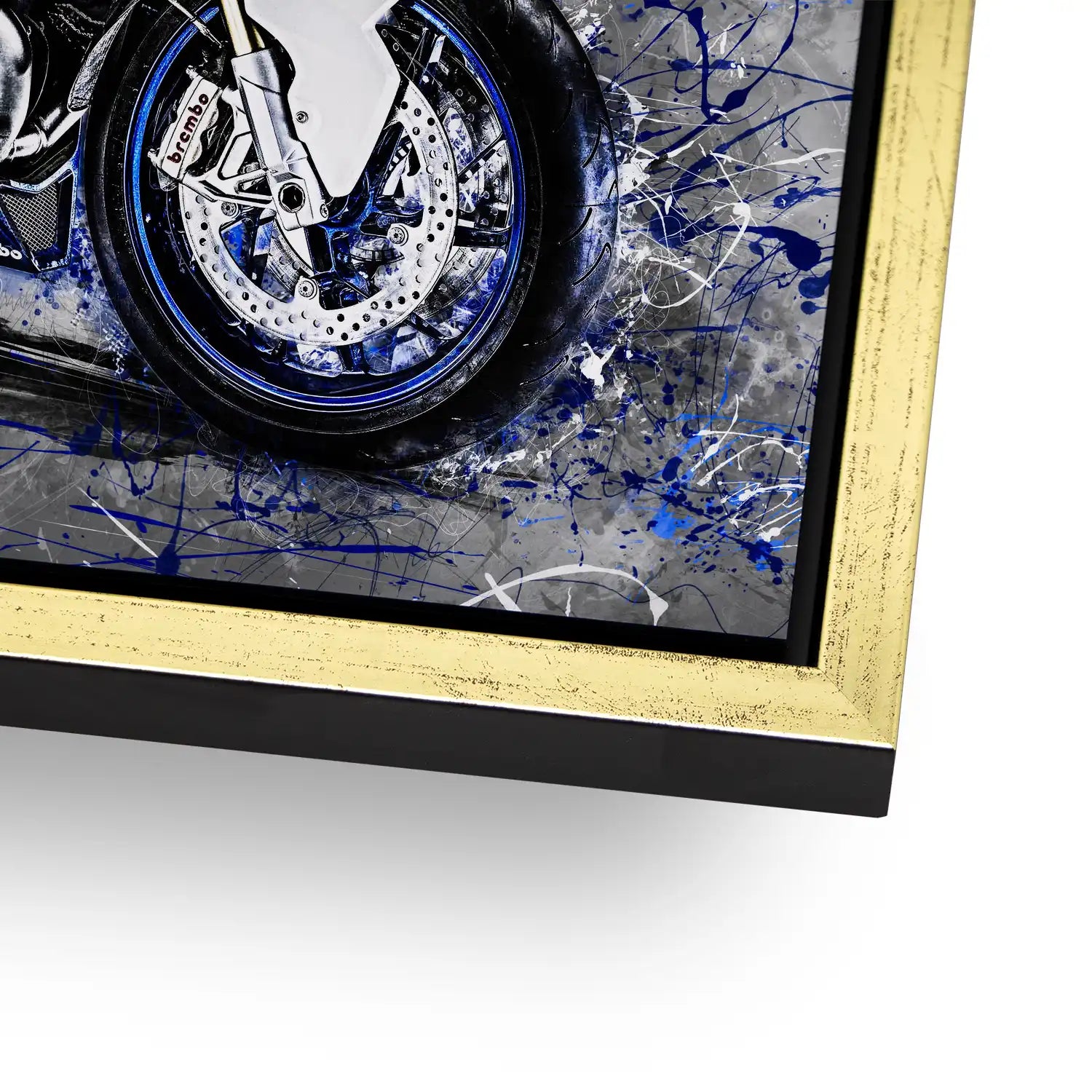 BMW HP2 Abstrakt Style AluDibond Bild INGALERIE