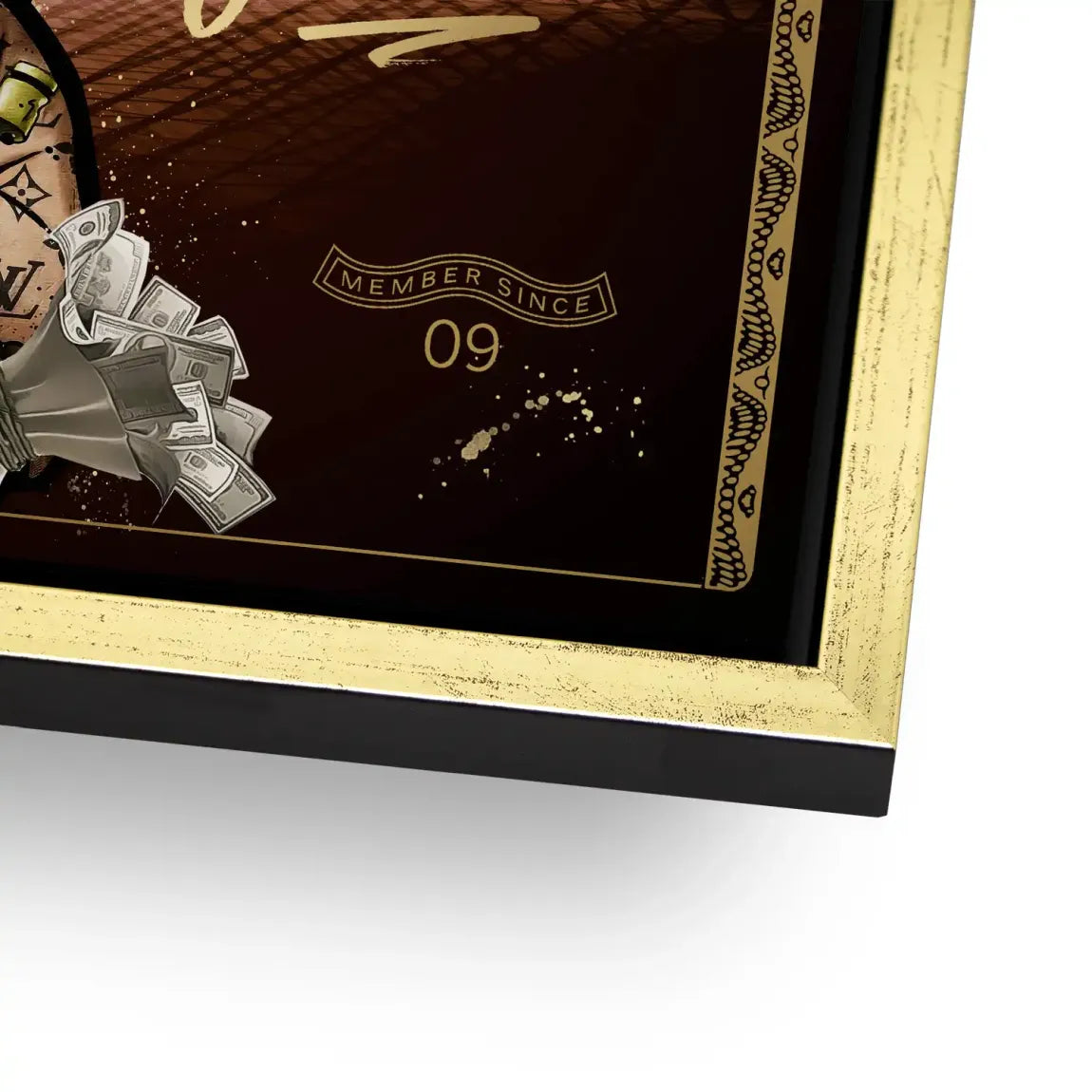 Dagobert Gold Business AluDibond Bild