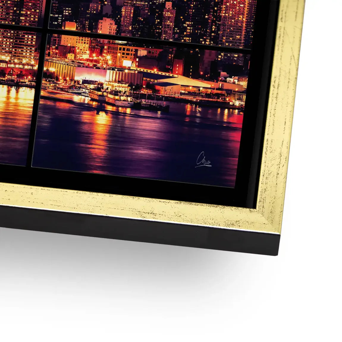 New York Skyline View AluDibond Bild