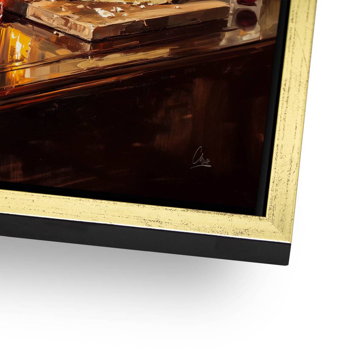 Wein im Licht AluDibond Bild