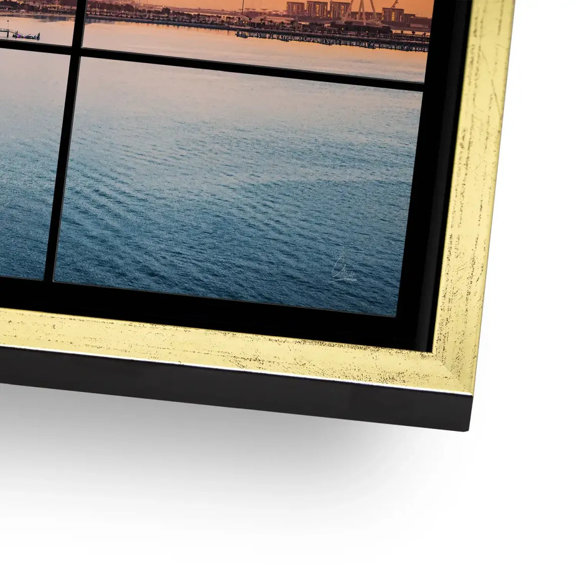 Golden Dunes Dubai AluDibond Bild