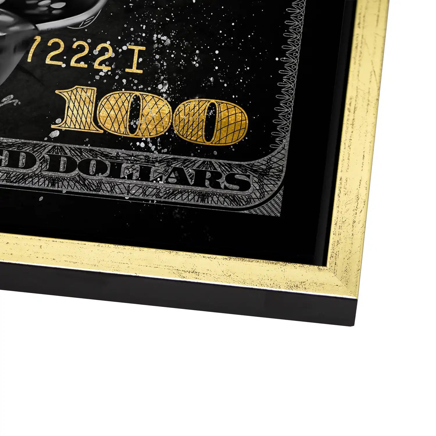 Dagobert 100 Dollar Deko Style AluDibond Bild INGALERIE