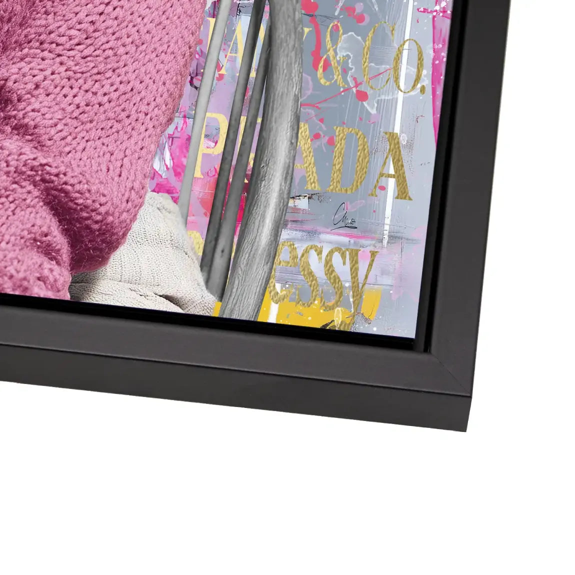 Marilyn Monroe Luxury Style Alu Dibond Bild