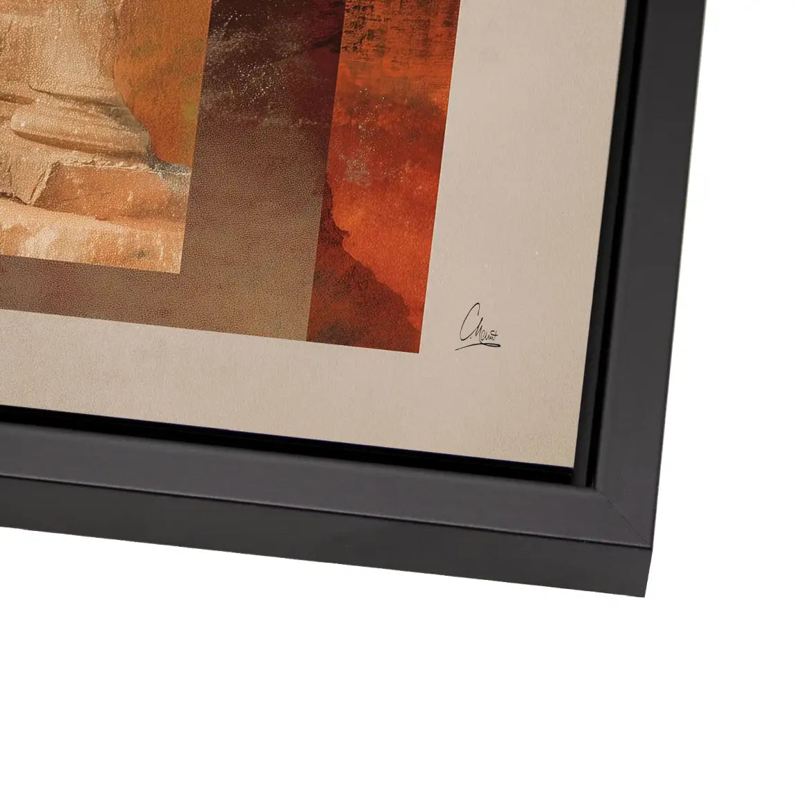 Rom Abstrakt Alu Dibond Bild