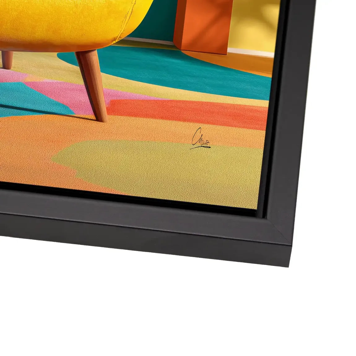 Sunny Seat Alu Dibond Bild