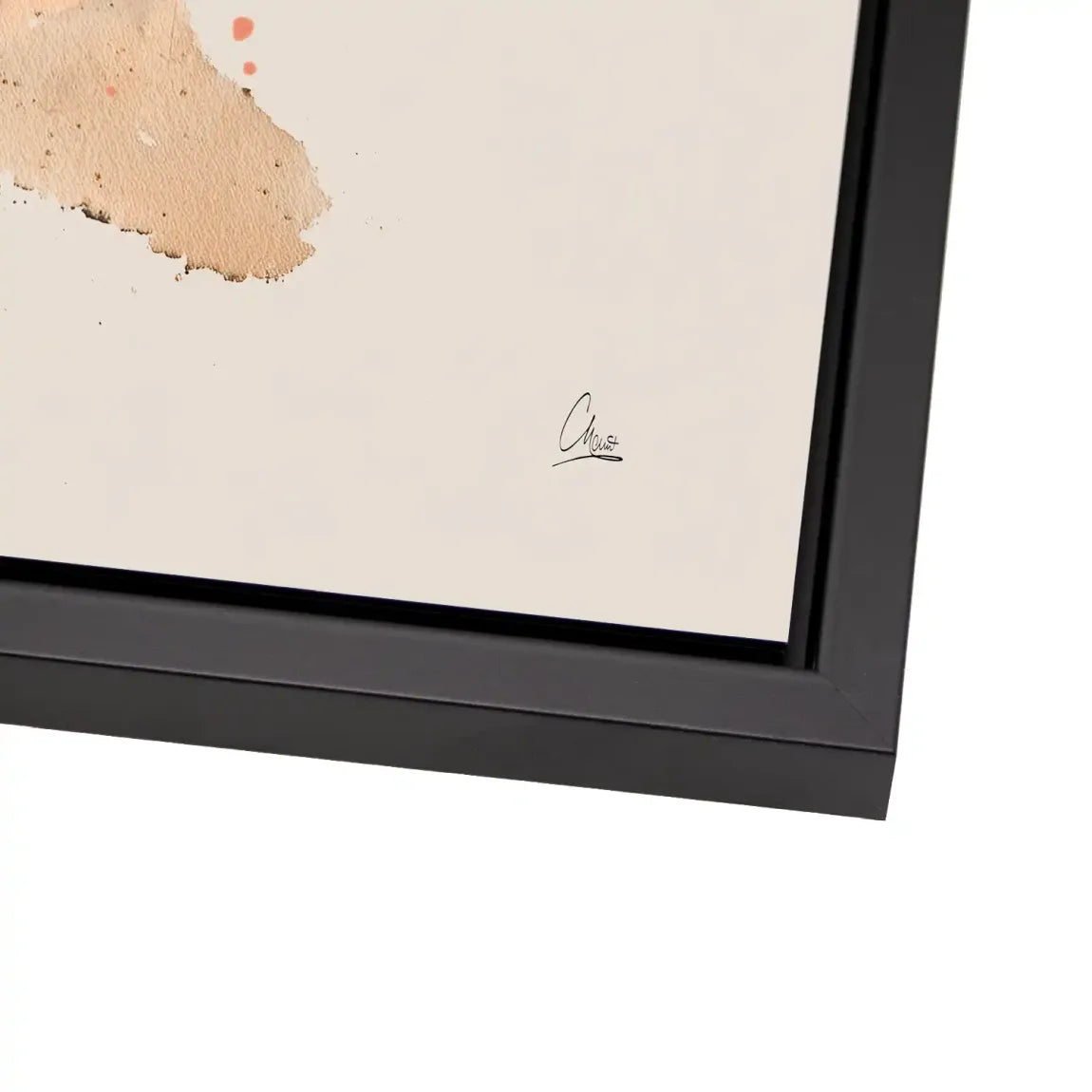 Amber Flow Alu Dibond Bild