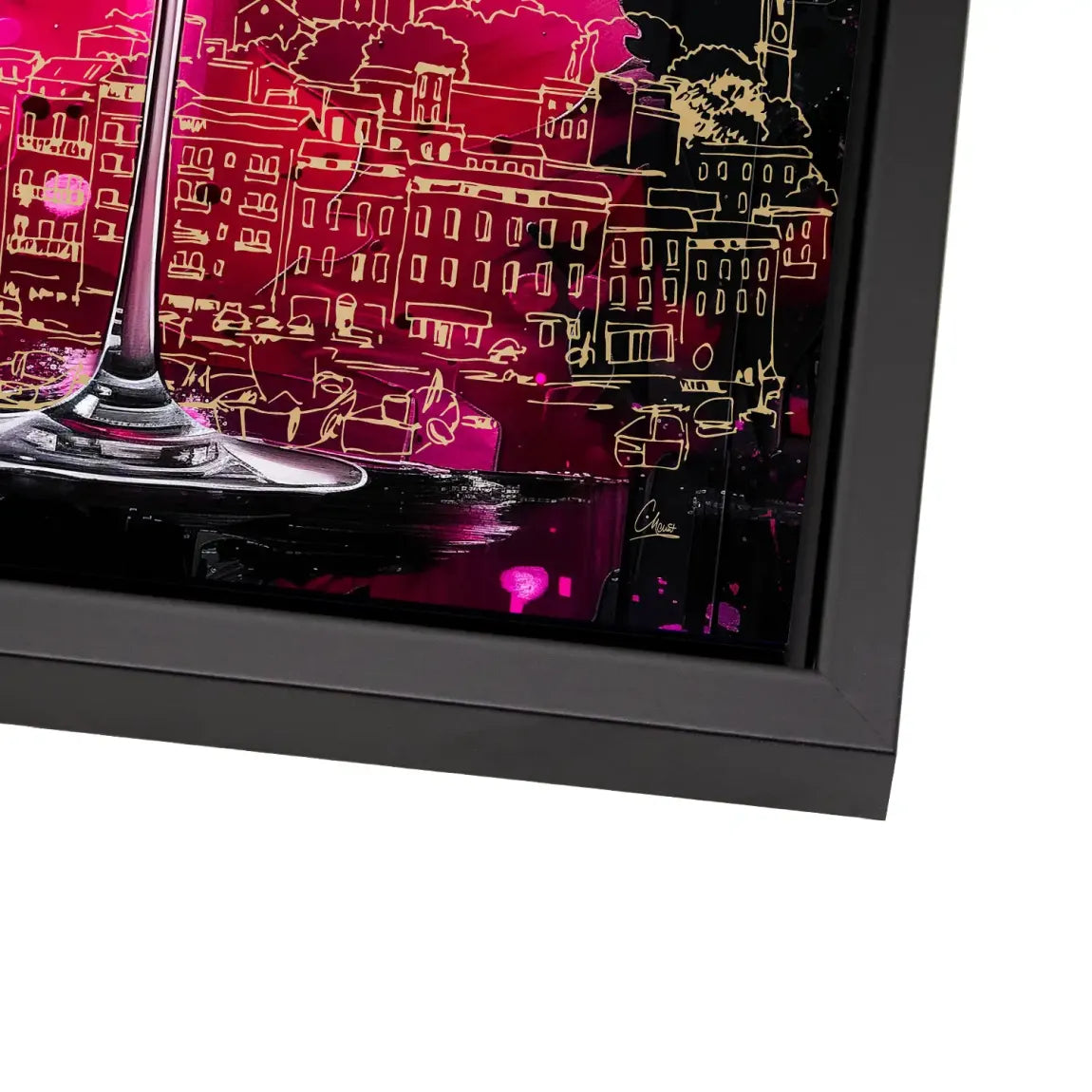 Velvet Royale Champagne Alu Dibond Bild INGALERIE