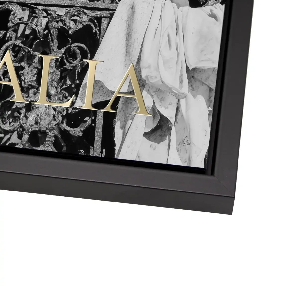 Bella Donna Noir Alu Dibond Bild