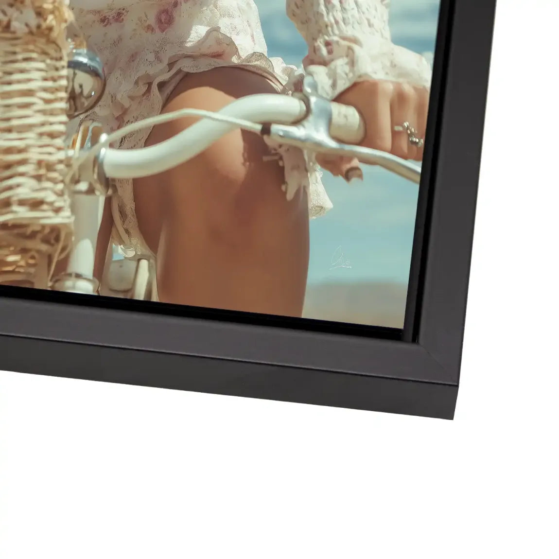 Blütenmädchen Alu Dibond Bild